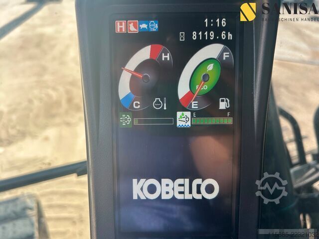 Escavadora de rastos Kobelco SK260NLC-10E/GPS LaserTopconX-73X/Long