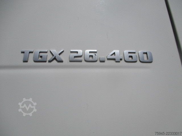 Camión plataforma con toldo MAN TGX 26.460, LBW mit 2.500 kg, Retarder