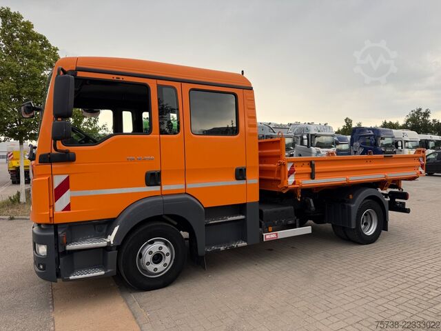 Camión volquete MAN TGL 12.250 Meiller/DoKa 6Sitze/2xAHK/Klima/EURO6