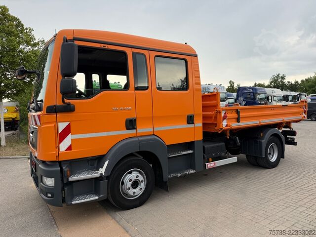 Camión volquete MAN TGL 12.250 Meiller/DoKa 6Sitze/2xAHK/Klima/EURO6