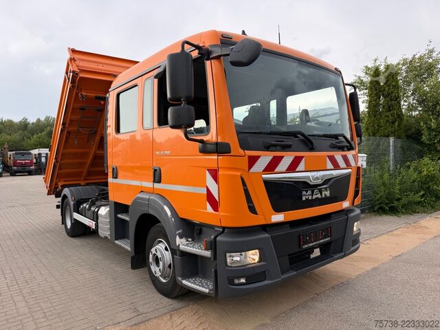 Camión volquete MAN TGL 12.250 Meiller/DoKa 6Sitze/2xAHK/Klima/EURO6