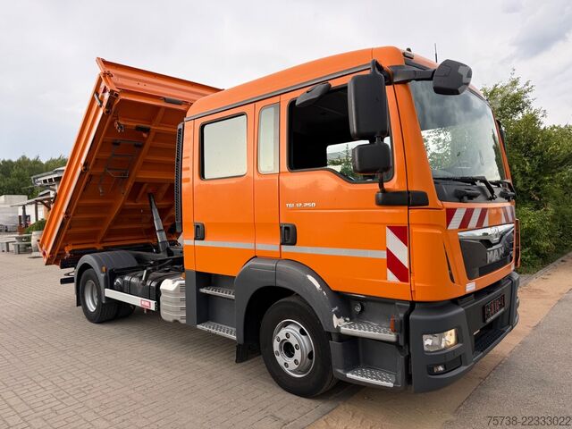 Camión volquete MAN TGL 12.250 Meiller/DoKa 6Sitze/2xAHK/Klima/EURO6