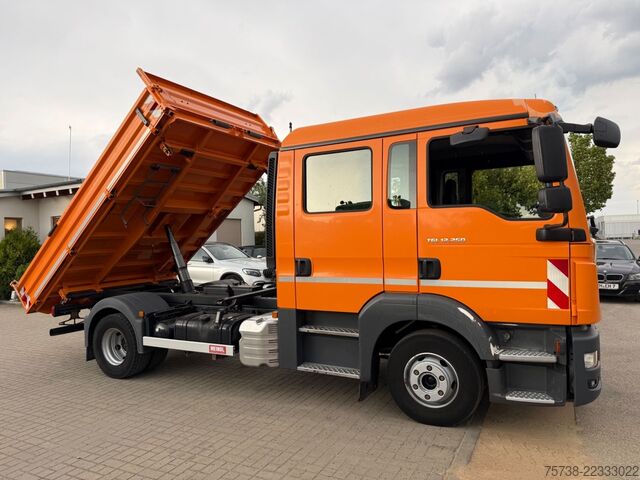 Camión volquete MAN TGL 12.250 Meiller/DoKa 6Sitze/2xAHK/Klima/EURO6