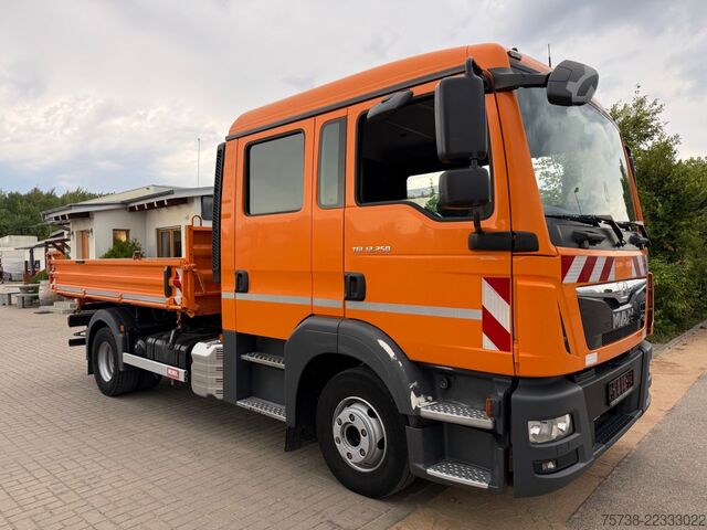 Camión volquete MAN TGL 12.250 Meiller/DoKa 6Sitze/2xAHK/Klima/EURO6
