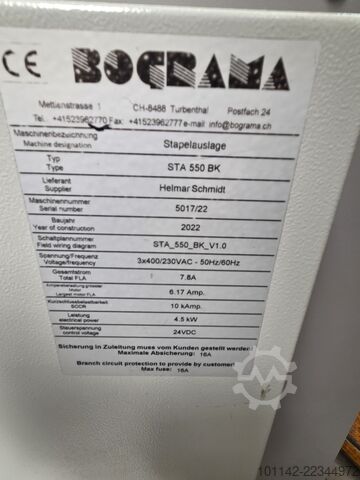 Rotaciona mašina za štancovanje BSR 550 Servo Bograma BSR 550 Servo