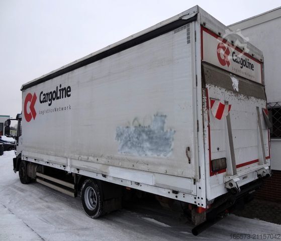 Flatbed truck with tarp IVECO Eurocargo 120E25 BL AC