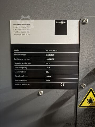 Máquina de corte por láser Bystronic Bystar 3015