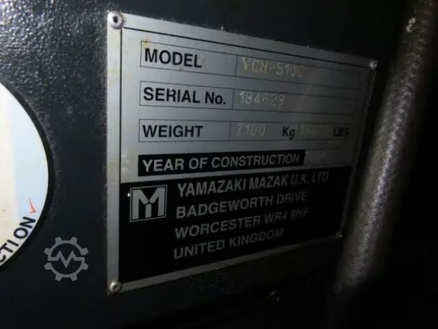 Verticaal CNC-bewerkingscentrum MAZAK Nexus VCN-510C