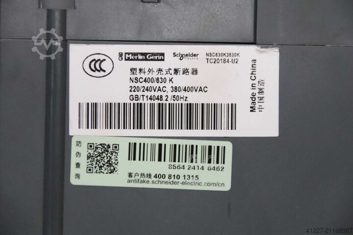 Lastadskiller Schneider Electric NSC400/630 K