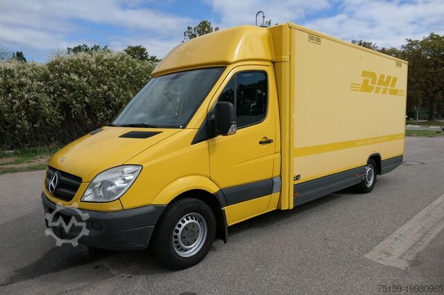 Vrachtwagen met bakwagen mercedes-benz SPRINTER 310 CDI MAXI EURO-5 KOFFER DURCHGANG REGALE KAMERA