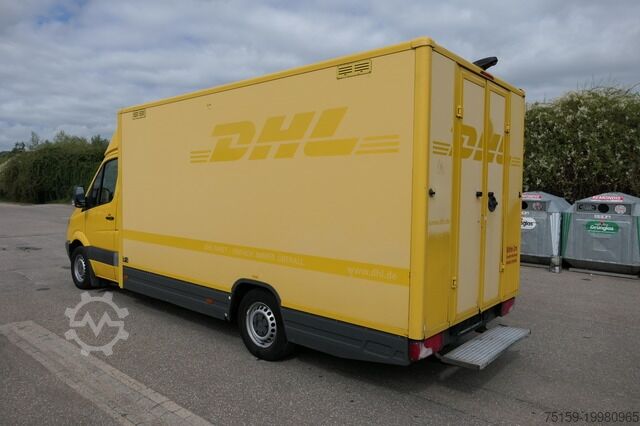 Vrachtwagen met bakwagen mercedes-benz SPRINTER 310 CDI MAXI EURO-5 KOFFER DURCHGANG REGALE KAMERA