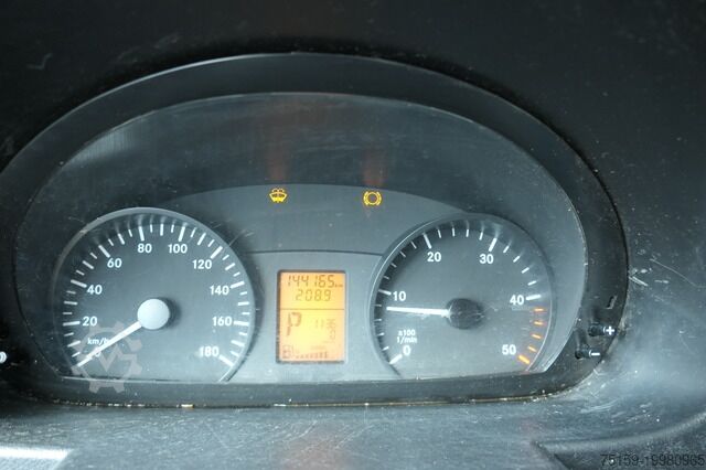 Vrachtwagen met bakwagen mercedes-benz SPRINTER 310 CDI MAXI EURO-5 KOFFER DURCHGANG REGALE KAMERA