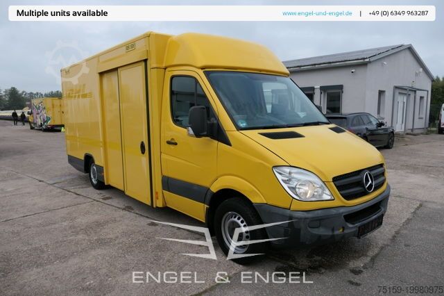 Vrachtwagen met bakwagen mercedes-benz SPRINTER 310 CDI MAXI EURO-5 KOFFER REGALE KAMERA DURCHGANG