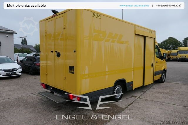 Vrachtwagen met bakwagen mercedes-benz SPRINTER 310 CDI MAXI EURO-5 KOFFER REGALE KAMERA DURCHGANG