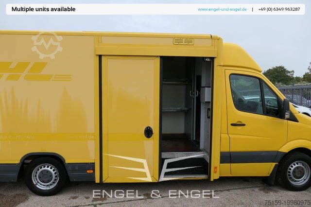 Vrachtwagen met bakwagen mercedes-benz SPRINTER 310 CDI MAXI EURO-5 KOFFER REGALE KAMERA DURCHGANG