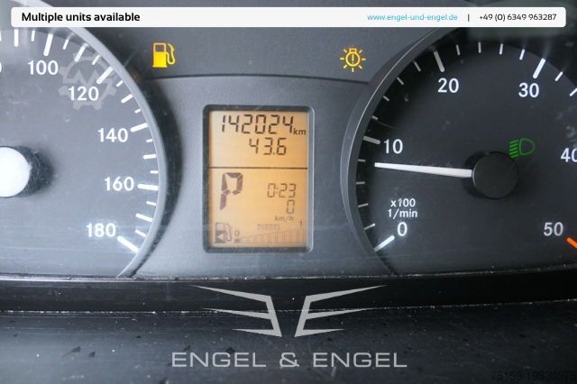 Vrachtwagen met bakwagen mercedes-benz SPRINTER 310 CDI MAXI EURO-5 KOFFER REGALE KAMERA DURCHGANG