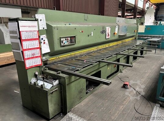 Hidraulikus guillotine olló EHT 6500 x 4 mm