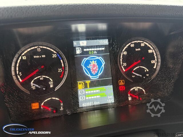 Alváz vezetőfülkével Scania P410 6x2, Stuuras, Retarder, ADR, Euro 6