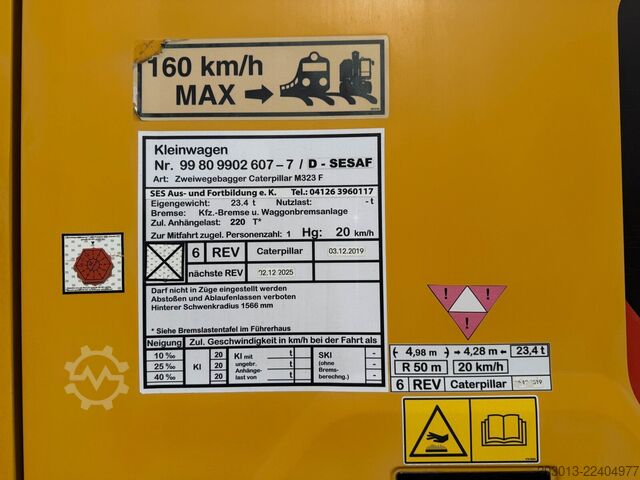 Τροχοφόρος εκσκαφέας  M323F 4x4 Zweiwegebagger