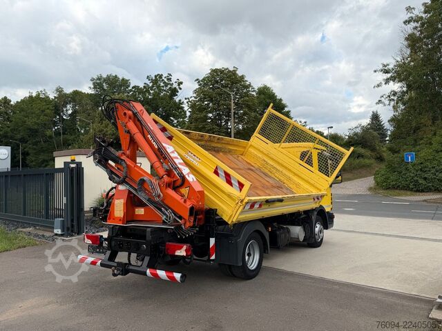 Kamion sa kranom furgon MAN TGM 8.180 Kipper KRAN Greifer