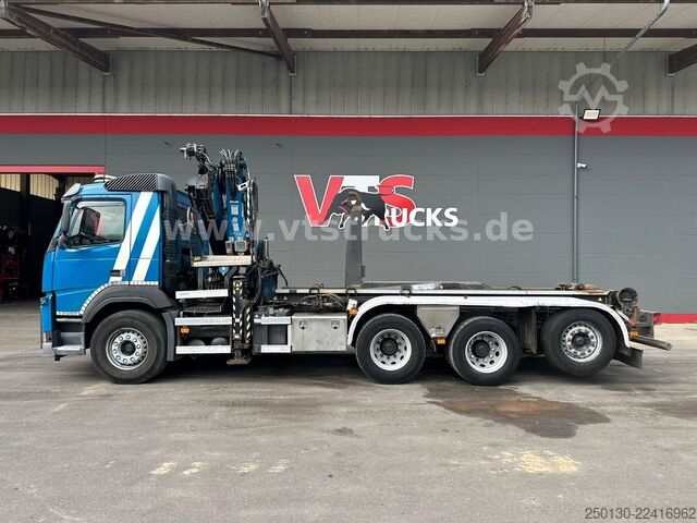 Kanca kasalı yük kamyonu (roll-off) VOLVO FM 410 8x4 BL Tridem VDL & ATLAS 206.3E LK *10 m