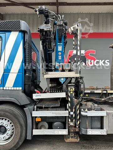Kanca kasalı yük kamyonu (roll-off) VOLVO FM 410 8x4 BL Tridem VDL & ATLAS 206.3E LK *10 m