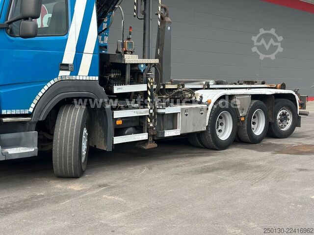 Kanca kasalı yük kamyonu (roll-off) VOLVO FM 410 8x4 BL Tridem VDL & ATLAS 206.3E LK *10 m