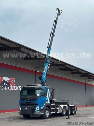 Kanca kasalı yük kamyonu (roll-off) VOLVO FM 410 8x4 BL Tridem VDL & ATLAS 206.3E LK *10 m