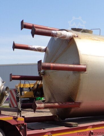 Roestvrijstalen opslagtank 4 x 56 cbm  