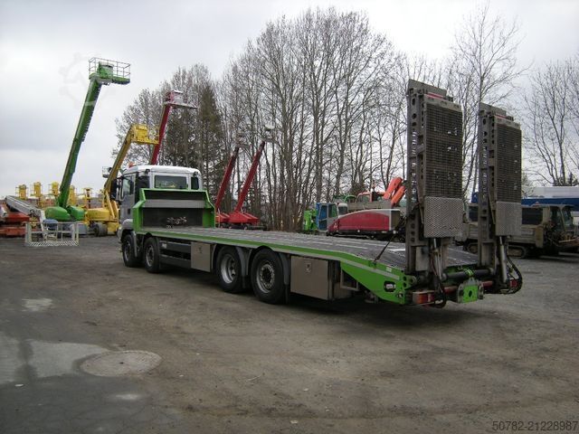 Wrecker MAN MAN 35.400, Zanner Plateau, Rampen, Winde