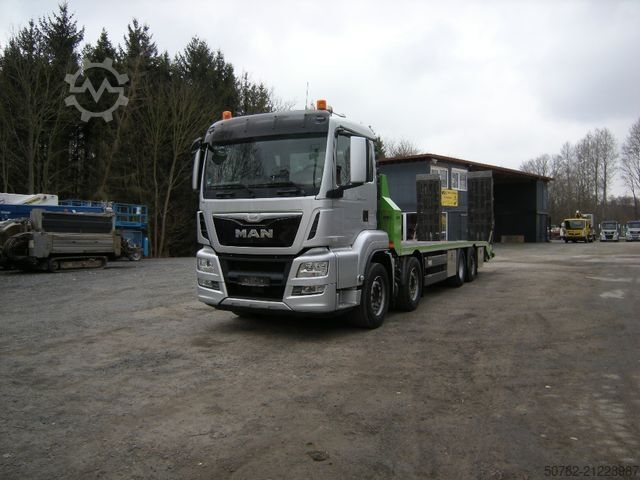 Wrecker MAN MAN 35.400, Zanner Plateau, Rampen, Winde