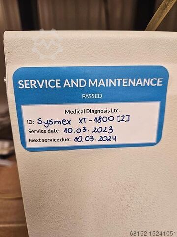 Geautomatiseerde hematologie-analysator Sysmex XT-1800i