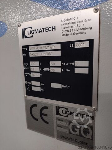 Kartonverpackungsmaschine Ligmatech VKV 700/25/11/R 2011y