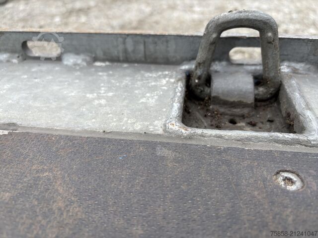 Swap body open Wecon Verzinkte Plattform 7,45m Zurringe