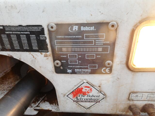 Mini excavator Bobcat 341 D ( 5.300kg )