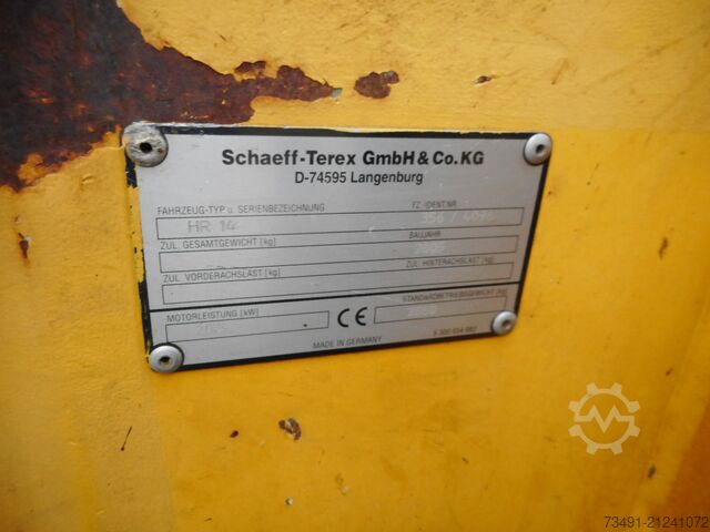Mini excavator Schaeff Terex HR 14 ( 2.850 kg )