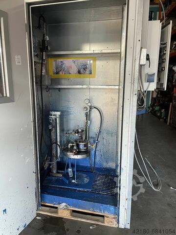 Τοίχος αναρρόφησης ομίχλης χρώματος με ψεκαστήρα unbekannt