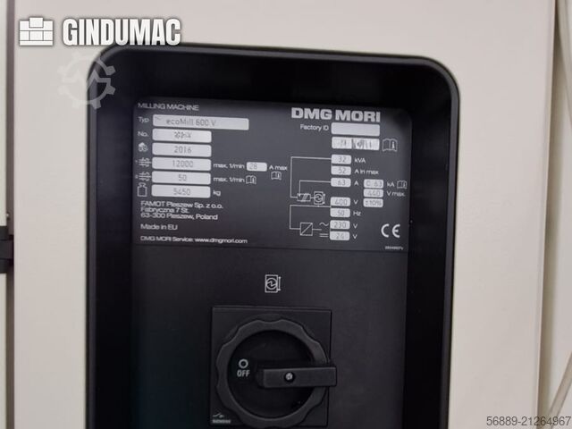 DMG ecoMill 800v DMG ecoMill 800v