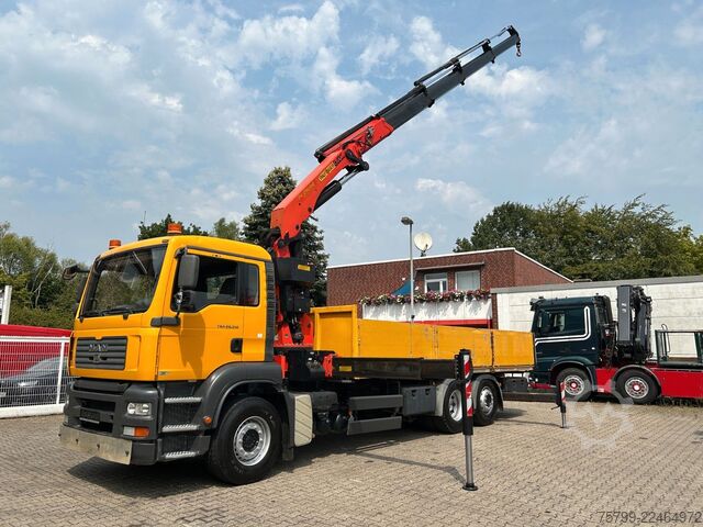 Truck mounted crane MAN 26.310 TGA Pritsche + PK29002 Kran 6x2