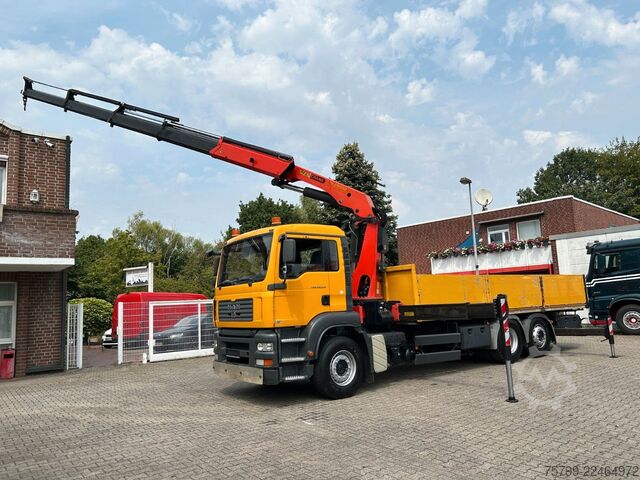 Truck mounted crane MAN 26.310 TGA Pritsche + PK29002 Kran 6x2