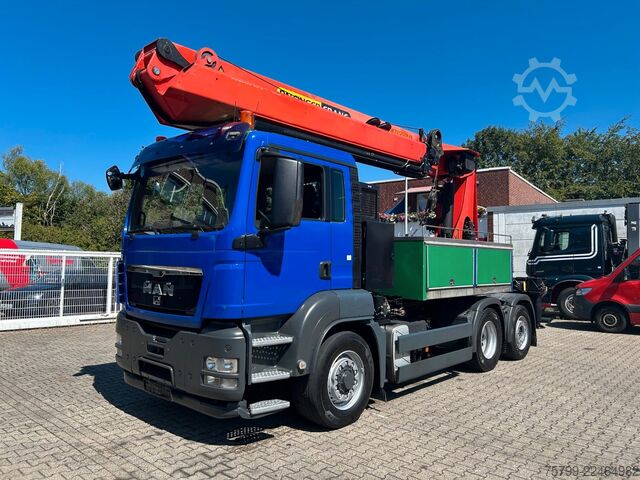 Lastbilmonteret kran MAN 28.400 Dachdeckerkran PK 40001 28 Meter 6x4-4