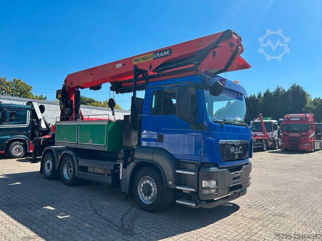 Lastbilmonteret kran MAN 28.400 Dachdeckerkran PK 40001 28 Meter 6x4-4