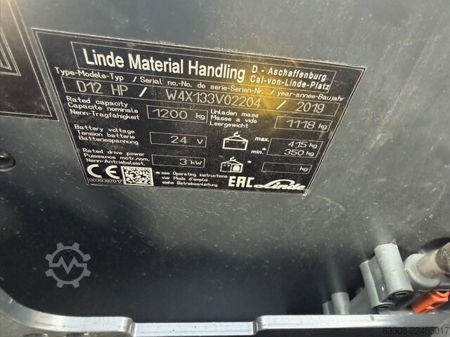 Selector de comenzi la nivel înalt Linde D12 HP