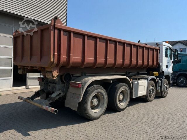 Autocamion cu cârlig pentru containere MAN TG-S 35.460 BB 8x4 Abrollkipper VDL 25to Funk