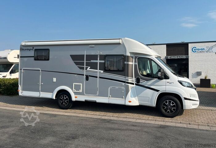 Teilintegriertes Wohnmobil SUNLIGHT Aktive T 67 - Hub/Einzelbetten - auto/Sat/TV -