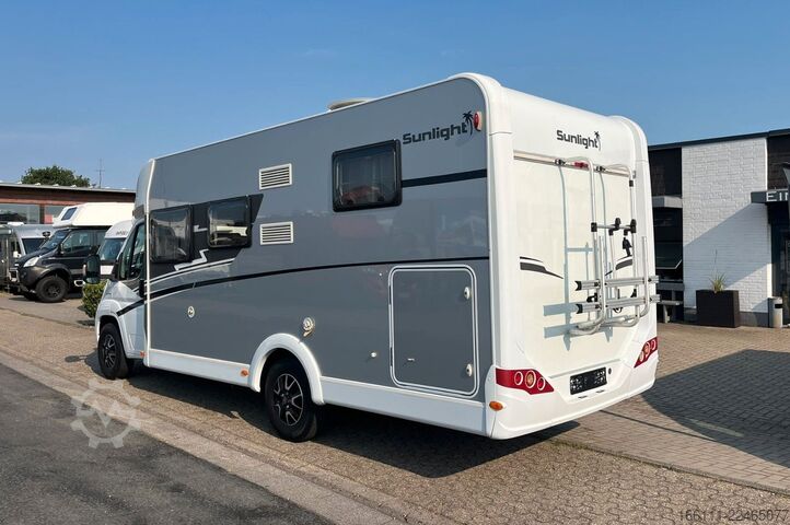 Teilintegriertes Wohnmobil SUNLIGHT Aktive T 67 - Hub/Einzelbetten - auto/Sat/TV -