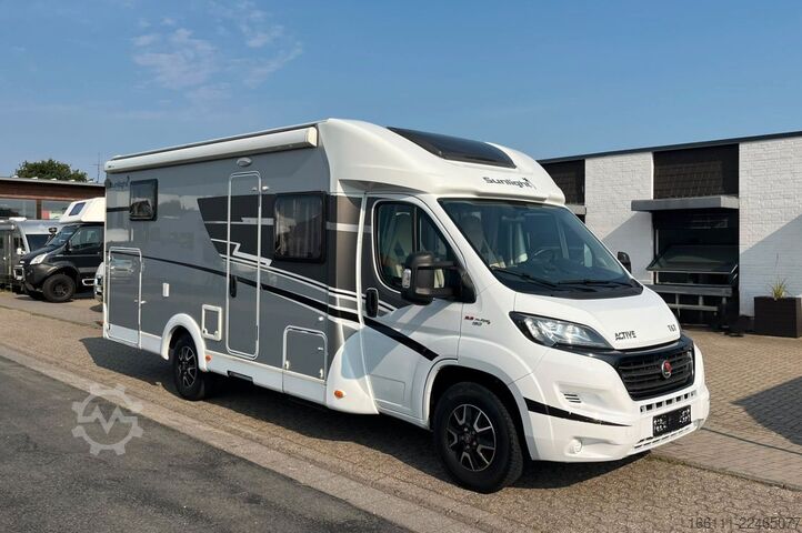 Teilintegriertes Wohnmobil SUNLIGHT Aktive T 67 - Hub/Einzelbetten - auto/Sat/TV -