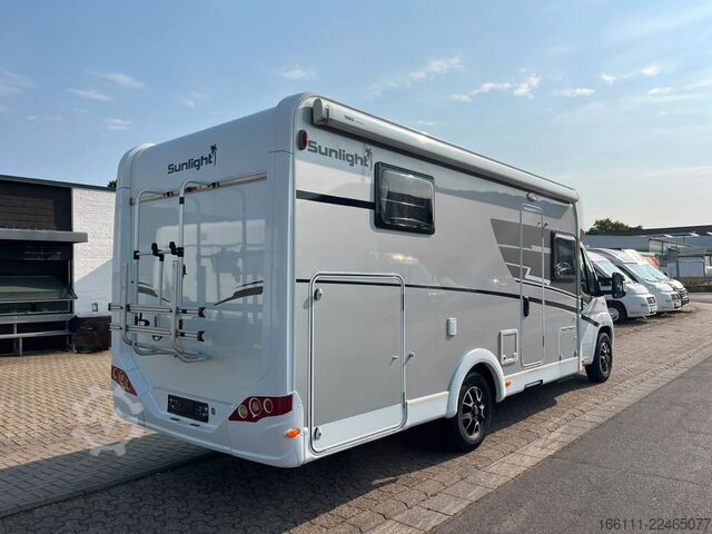 Teilintegriertes Wohnmobil SUNLIGHT Aktive T 67 - Hub/Einzelbetten - auto/Sat/TV -
