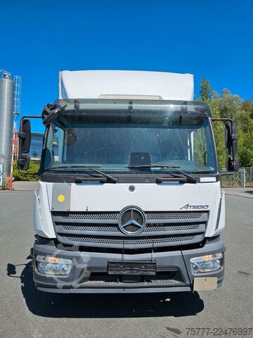 Plattewagen met zeil MERCEDES-BENZ Atego 12-24 PL-SP- Blatt/Luft- Klima- LBW