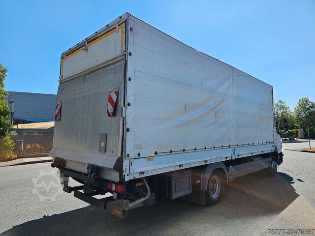 Plattewagen met zeil MERCEDES-BENZ Atego 12-24 PL-SP- Blatt/Luft- Klima- LBW